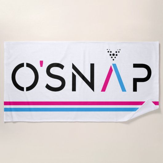 O'Snap Beach Towel Strandlaken (Voorkant)