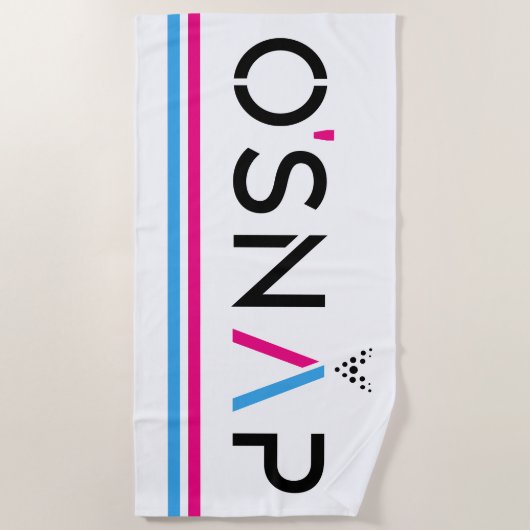 O'Snap Beach Towel Strandlaken (Voorkant)