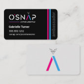 O'Snap Design 1-Visitekaartje Visitekaartje (Voorkant / Achterkant)