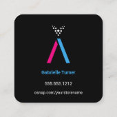 O'Snap Design 6-Visitekaartje Vierkante Visitekaartje (Achterkant)