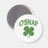 O'Snap irish Shamrock Magneet (Voorkant / Achterkant)