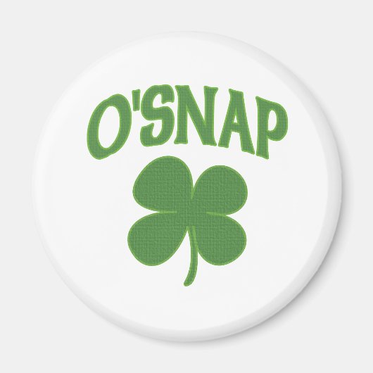 O'Snap irish Shamrock Magneet (Voorkant)