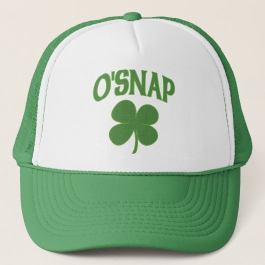 O'Snap irish Shamrock Trucker Pet (Voorkant)