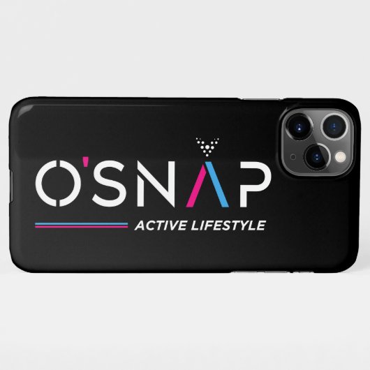 O'Snap Logo iPhone draagtas Hoesje (Achterkant horizontaal)