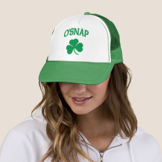 O'Snap Shamrock Trucker Pet (In situ)