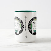 OSNEB-Mok voor het redden van tweetonen Tweekleurige Koffiemok (Center)