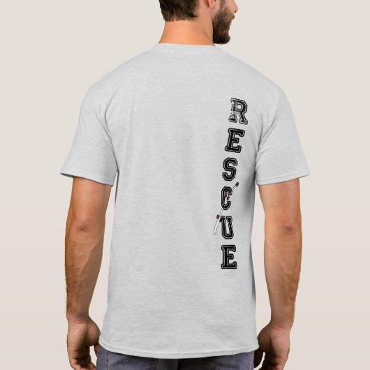 OSNEB Rescue Basic T-Shirt, levendige afdrukken T-shirt (Achterkant)