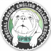 OSNEB Rescue Custom Cut Vinyl Sticker (Voorkant)