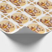 oso comiendo miel cadeaupapier (Hoek)
