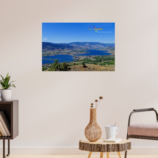 Osoja, woestijnwijn Land Poster (Woonkamer 3)