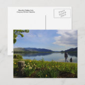 Osojoos, mooie Geviste hole Briefkaart (Voorkant / Achterkant)