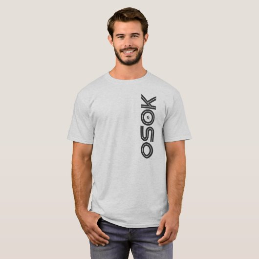 OSOK - Bullet Hole Tshirt Donker Grafisch (Voorkant volledig)