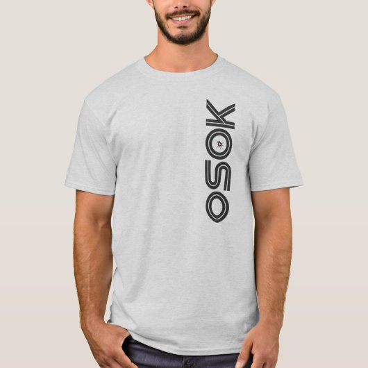 OSOK - Bullet Hole Tshirt Donker Grafisch (Voorkant)