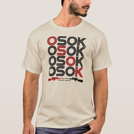 OSOK Dual Sniper Rifle T-Shirt (Voorkant)