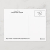 Osoyoos Vineyard Uitzicht Briefkaart (Achterkant)