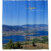 Osoyoos woestijnwijn Land Douchegordijn (Voorkant)