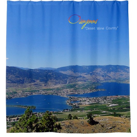 Osoyoos woestijnwijn Land Douchegordijn (Voorkant)