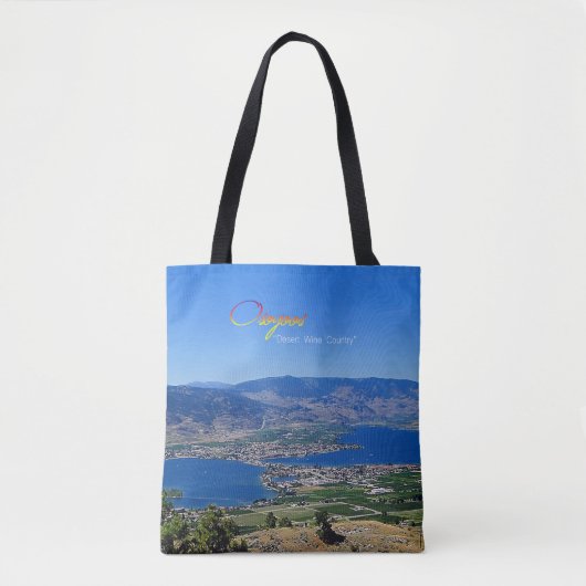 Osoyoos woestijnwijn Land Tote Bag (Voorkant)