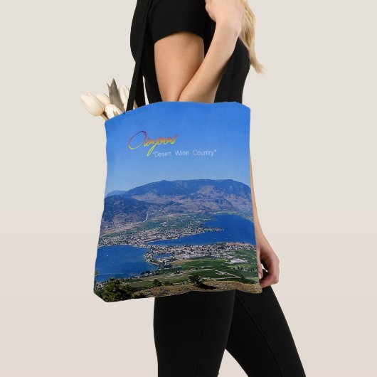 Osoyoos woestijnwijn Land Tote Bag (Dichtbij)