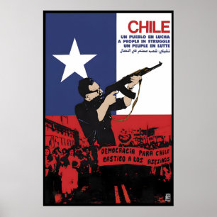 OSPAAAL Poster Chili Een volk in strijd