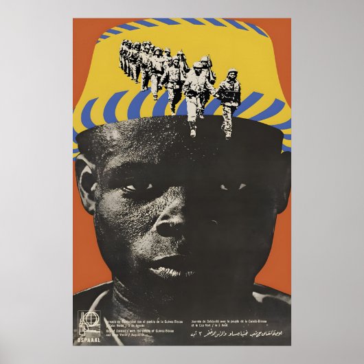 OSPAAAL Poster Dag van Solidarity met (Voorkant)