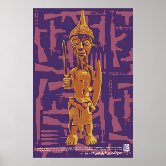 OSPAAAL Poster Internationale Week van Solidaritei (Voorkant)