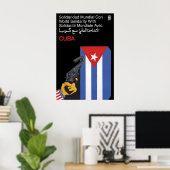 OSPAAAL Poster Wereldsolidariteit met Cuba (Thuiskantoor)
