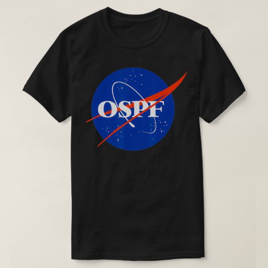 OSPF-routeringsprotocol T-shirt (Design voorkant)