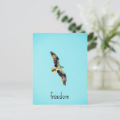 Osprey art briefkaart (Staand voorkant)