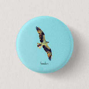 Osprey art ronde button 3,2 cm