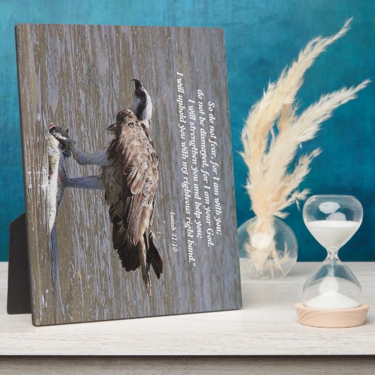Osprey Bird Fish Wildlife Isaiah Photo Plaque Fotoplaat (Zijkant)