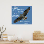 Osprey Bird Spirit of the LORD Print (Keuken)