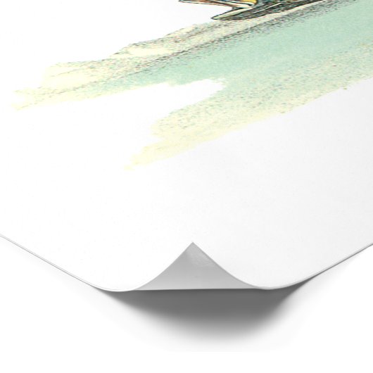 Osprey door Audubon Poster (Hoek)