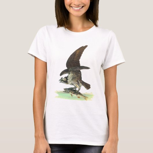 Osprey door John James Audubon T-shirt (Voorkant)