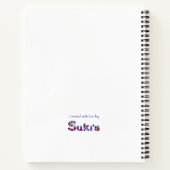 Osprey Drawing Black White met Piercing Eyes Notitieboek (Achterkant)