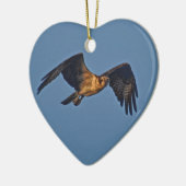 Osprey Fish Eagle Flying at Sunset Keramisch Ornament (Links)