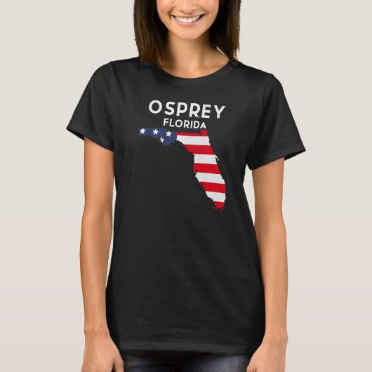 Osprey Florida USA State Travel Floridian T-shirt (Voorkant)