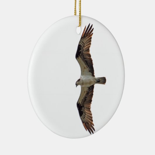 Osprey Flying Photo Keramisch Ornament (Rechts)