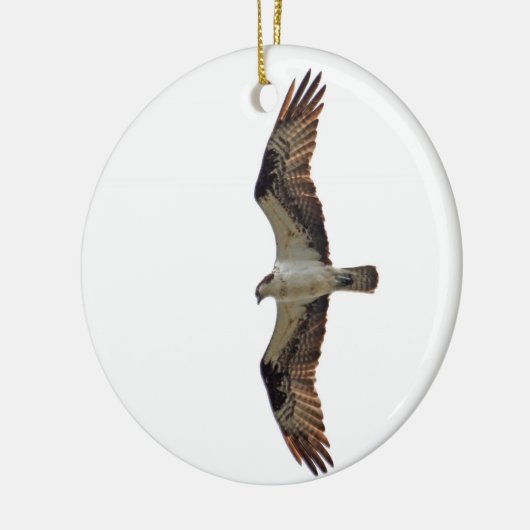 Osprey Flying Photo Keramisch Ornament (Links)
