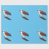 Osprey Hawk Raptor Thunder_Cove Cadeaupapier (Vlak)