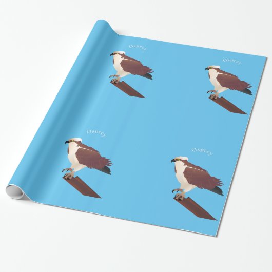 Osprey Hawk Raptor Thunder_Cove Cadeaupapier (Uitgerold)