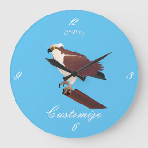 Osprey Hawk Raptor Thunder_Cove Grote Klok
