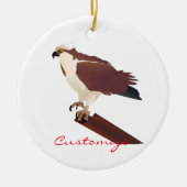 Osprey Hawk Raptor Thunder_Cove Keramisch Ornament (Voorkant)