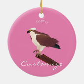 Osprey Hawk Raptor Thunder_Cove Keramisch Ornament (Achterkant)