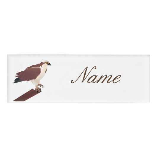 Osprey Hawk Raptor Thunder_Cove Naambadge (Voorkant)
