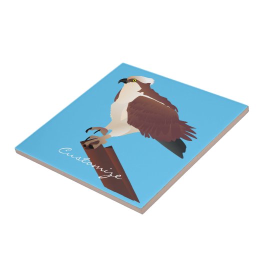 Osprey Hawk Raptor Thunder_Cove Tegeltje (Zijkant)