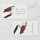 Osprey Hawk Raptor Thunder_Cove Visitekaartje (Voorkant / Achterkant)