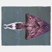 OSPREY IN EEN DUIK FLEECE DEKEN (Voorkant (Horizontaal))