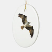 Osprey in Flight Logo Keramisch Ornament (Links)