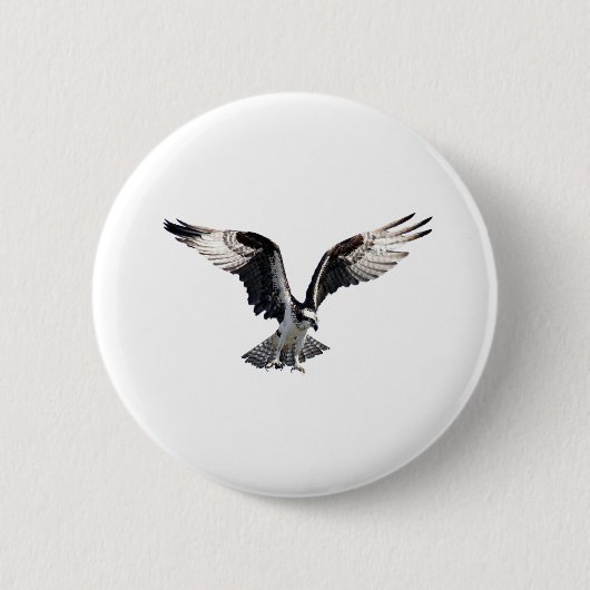 Osprey in Flight Ronde Button 5,7 Cm (Voorkant)